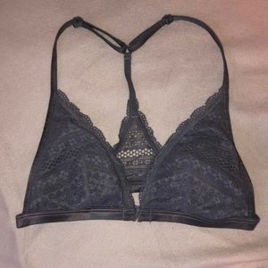 Victoria secret gray lace bralette